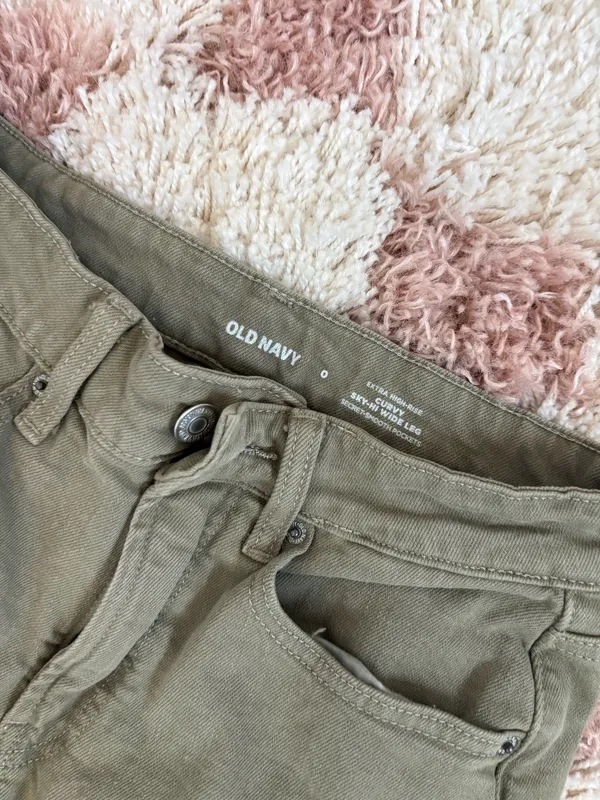 Olive Curve High Waisted Jeans - Image 6