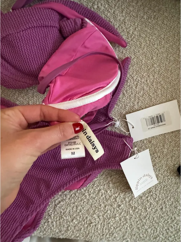 Dippin' Daisy's Pink seashore bikini set - Image 3