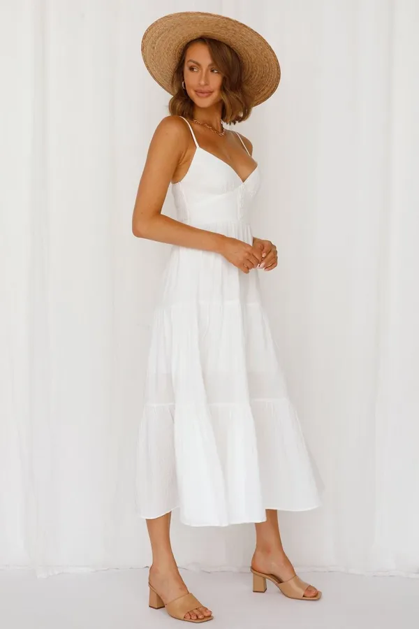 ✨Hello Molly Vintage Queen Maxi Sz Xl Dress White✨ - Image 4