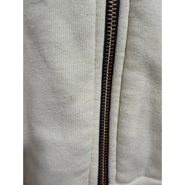 Aviator Nation Bolt Heart Zip Hoodie Vintage White Size‎ Small - Image 10