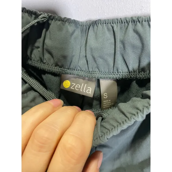 Zella Athletic Shorts Womens Small Green Running Gym Workout Activewear Casual - Image 3