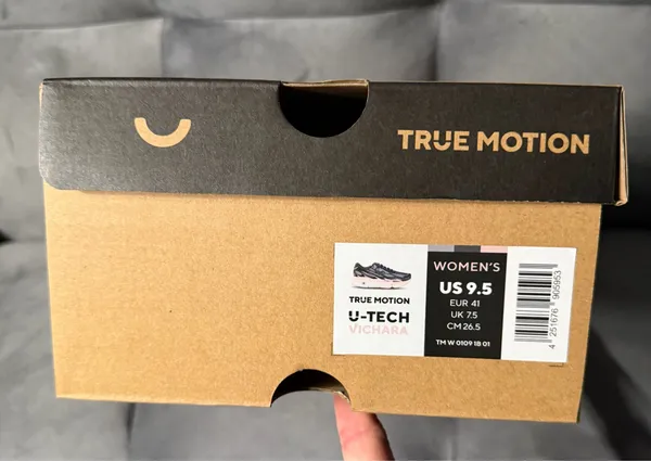 True Motion U-TECH Vichara Women’s Mesh Lace-Up Running Shoes Gray/Pink Size 9.5 - Image 8