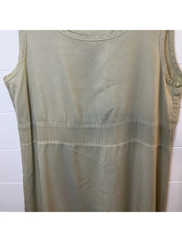 Women’s Vintage Dressing Clio Long Sleeveless Dress Medium Flowy Beach Travel - Image 3
