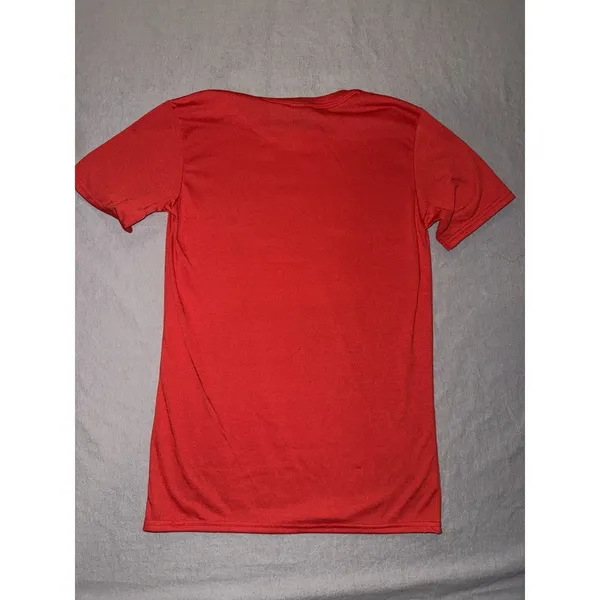 Gildan Ladies Red Shirt - Image 5