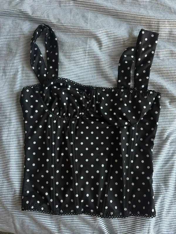 Corset Top Black - Image 3
