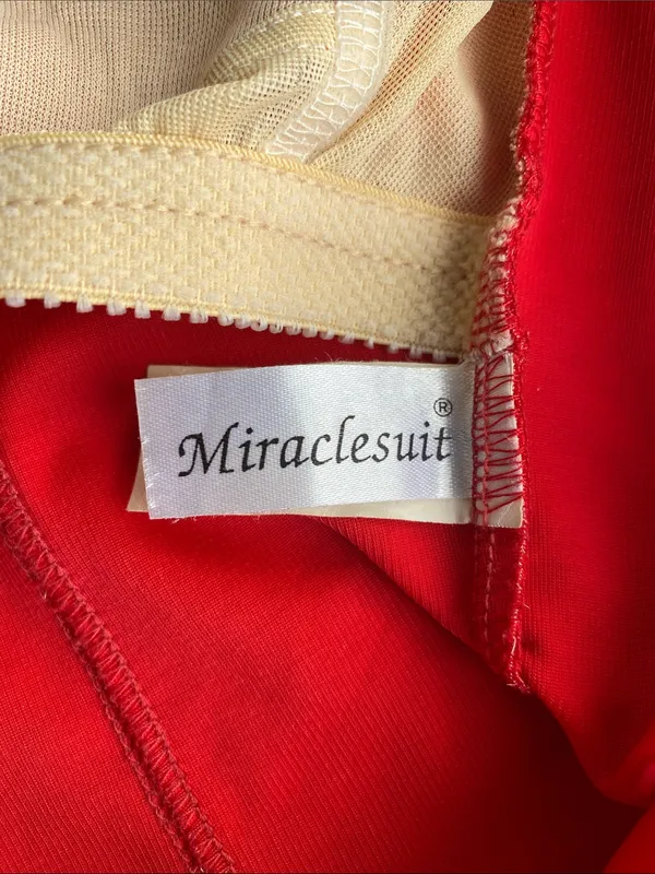 Miraclesuit Red Corset One Piece size 10 - Image 3
