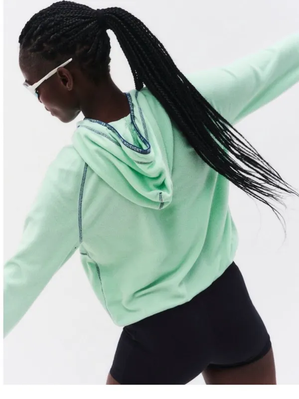 FP MOVEMENT Care FP On The Run Lightweight Fleece Pullover /Jade - Image 2