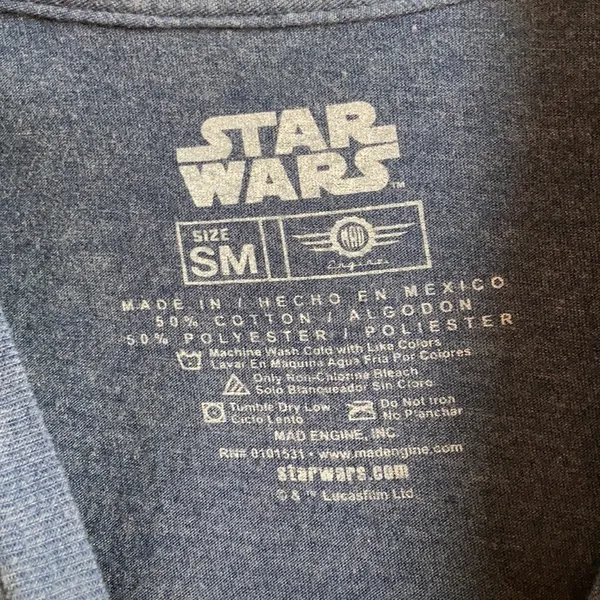Star Wars Mad Engine blue logo shirt - Image 2