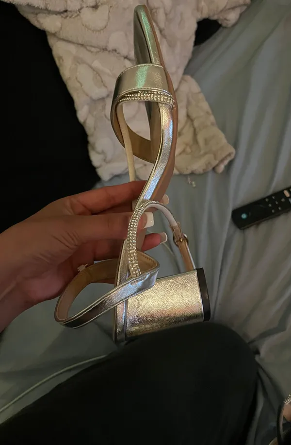 Boutique Heels Silver Size 9 - Image 4
