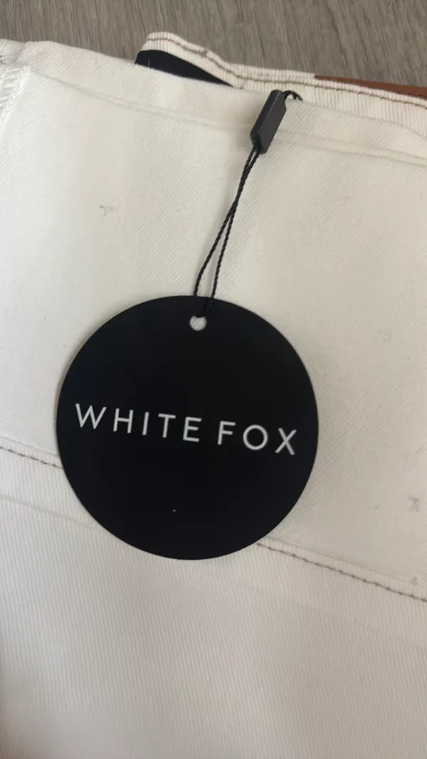 White Fox Denim white pants - Image 4