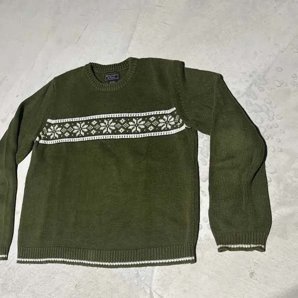 Vintage Abercrombie & Fitch Sweater Women's SZ L Ribbed 80s/90s Hong Kong - Image 2