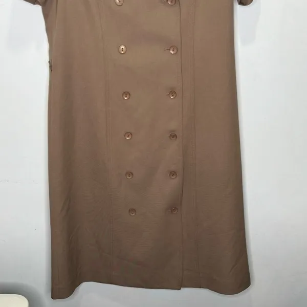 Vintage Pendleton 100%‎ Wool Double Breasted Classic Structured Blazer Dress - Image 5