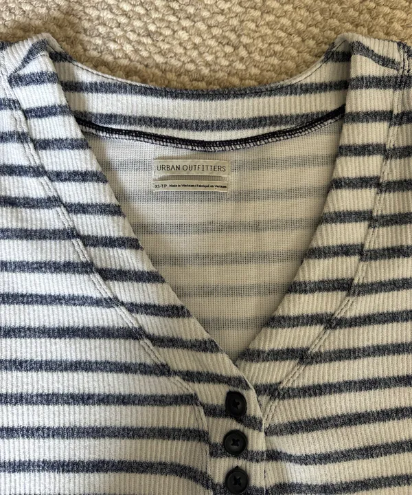 Urban Outfitters Striped Long Sleeve Top - Image 2
