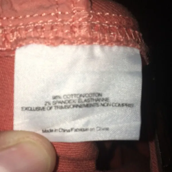 Tory Burch salmon pink size 24 cropped skinny jeans - Image 4