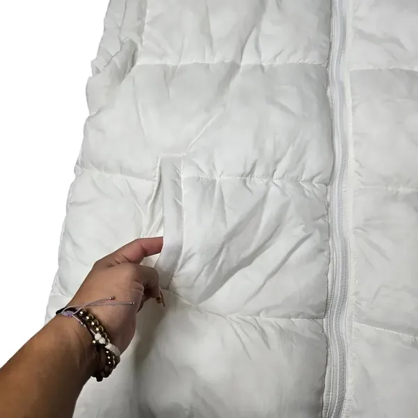 Free People Movement In‎ A Bubble Puffer Vest White Size: M - Image 3