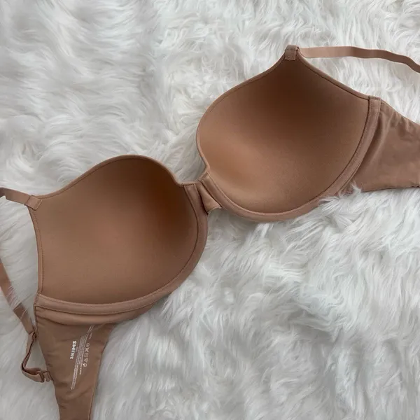Skims Fits Everybody PushUp Demi Bra Clay Size 32DD - Image 9