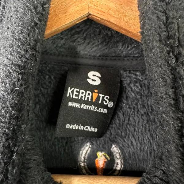 Kerrits Womens size Small Black Fleece Zip Up Vest Barn Chore - Image 7