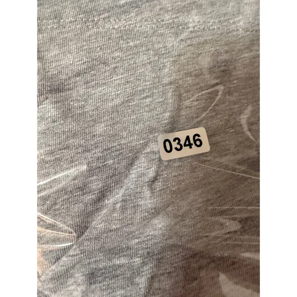 Guess Gray Logo Ringer Tee Y2K Baby Tee Casual Basic Logo Top‎ - Image 7