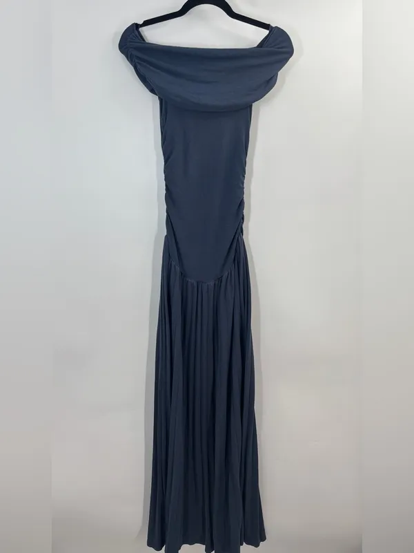 Lioness Field of Dreams Dress in Navy - Image 7