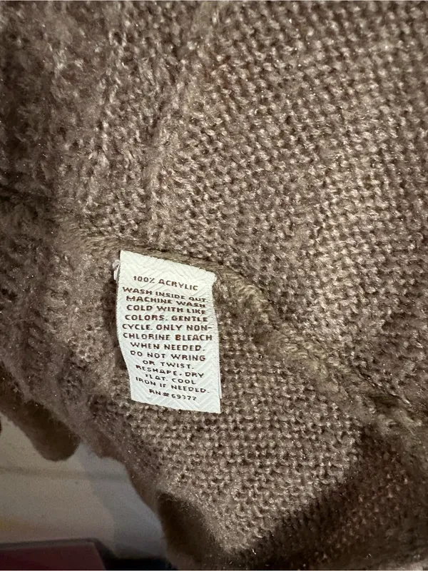 Sonoma Lifestyle Open Front Knit Cardigan | Size: Large - Image 5