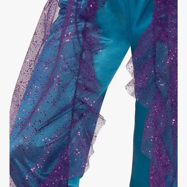 #4 Women's 2Pc Gypsy Belly Dancer 💃 Halloween 🎃 Costume Blue Purple size Medium - Image 3