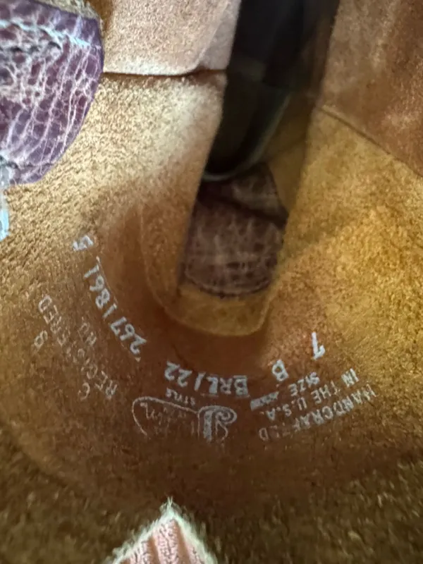 Justin Bent Rail Distressed Brown Leather Western Boots - Image 6