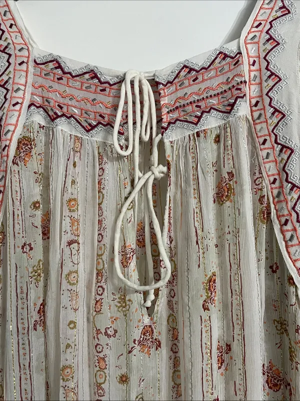 Free People Ivory Dance Magic Tunic Size Large - Image 13