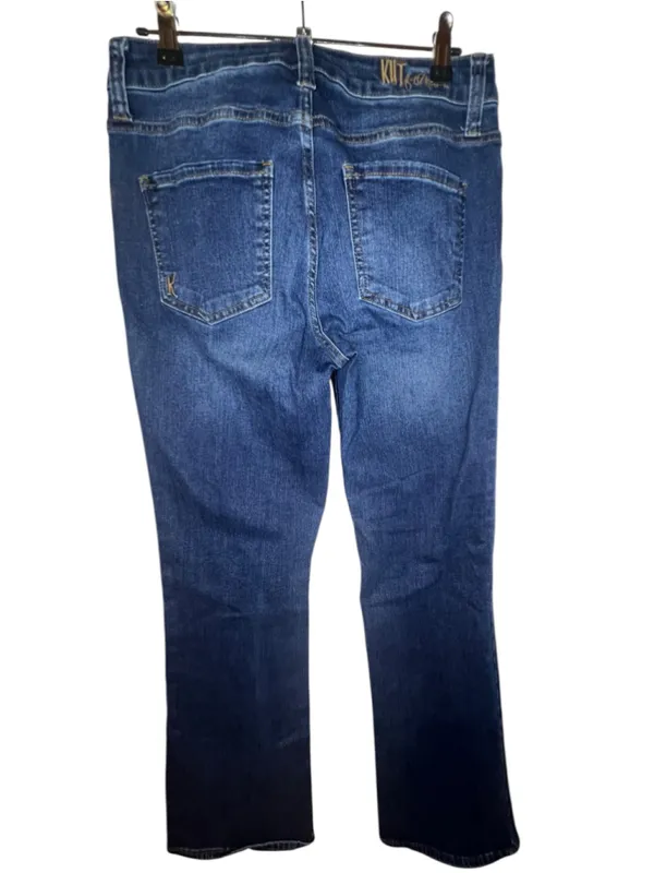 Kut From The Kloth Nicole High Rise Bootcut Dark Wash Denim Jeans - Image 5