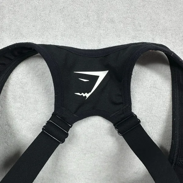 Gymshark Black High Support Racerback Sports Bra Adjustable Straps Women’s Small - Image 5