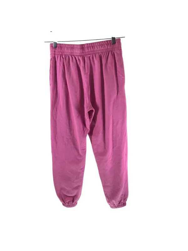 Garage Pink Jogger Sweatpants S Cotton Blend Elastic Waist - Image 2