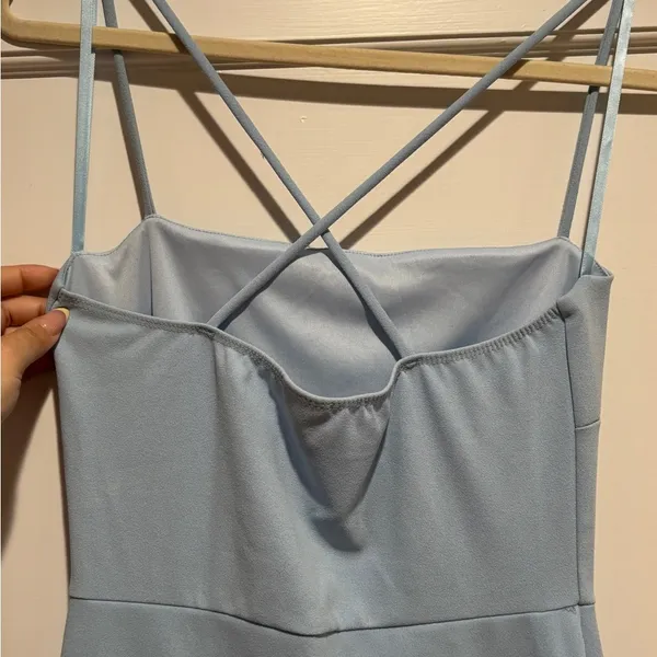 Windsor Blue Strapless Dress - Image 6