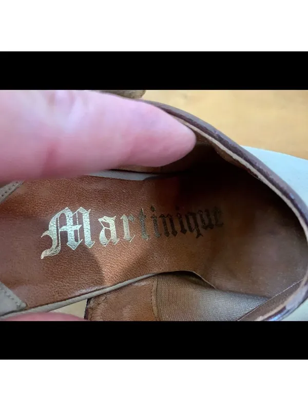 Vintage Martinique 60’s Leather Heels - Image 6