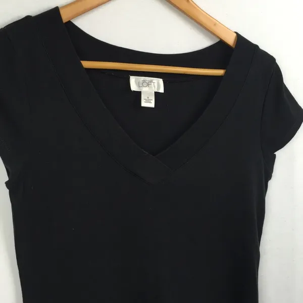 Loft| Basic Black Tee - Image 2
