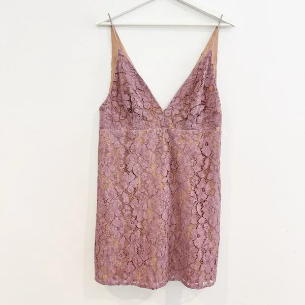 Free People Dangerous Love Lace Dress 10 CottageCore Fairy Grunge Coquette Party - Image 4
