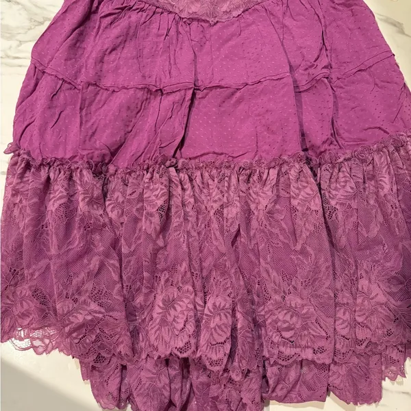 Free people spring fling romper size large purple NWT - Image 5