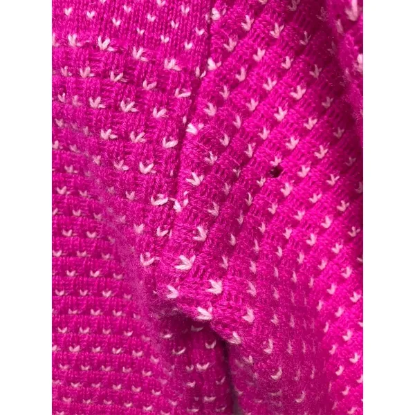 Summersalt Sweater Womens Small‎ Pink Wool Cashmere Balloon Sleeve Crew FLAW - Image 12