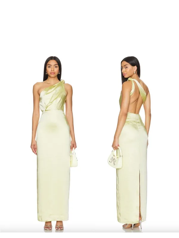 Lovers and Friends Bella Gown in Baby Yellow - Image 2