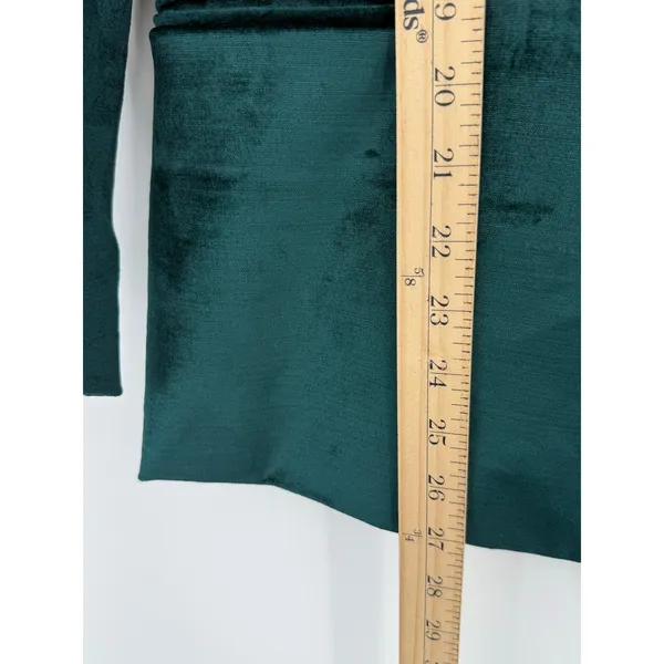 Free People Velvet Ashby Double Breasted Blazer Emerald Green XS Holiday - Image 9