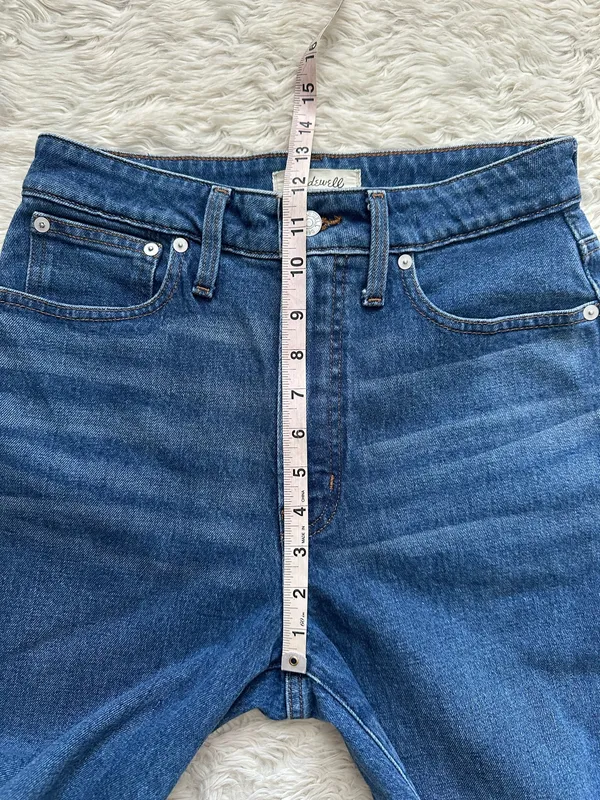 Madewell Jeans The Curvy Perfect Vintage Straight Jean in Mayfield Wash Sz 28 - Image 14
