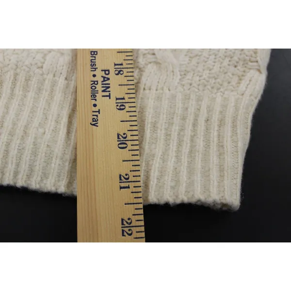 Sugar Moon Cream Cable Knit Pearl Button Cardigan - XL - NWT - Image 7