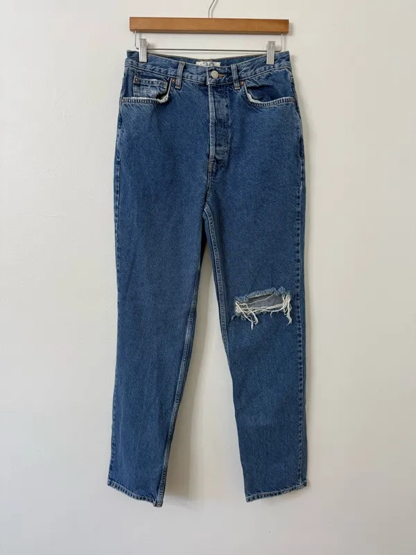 {28} We the Free Free People Lasso Denim Jeans Straight Leg - Image 3