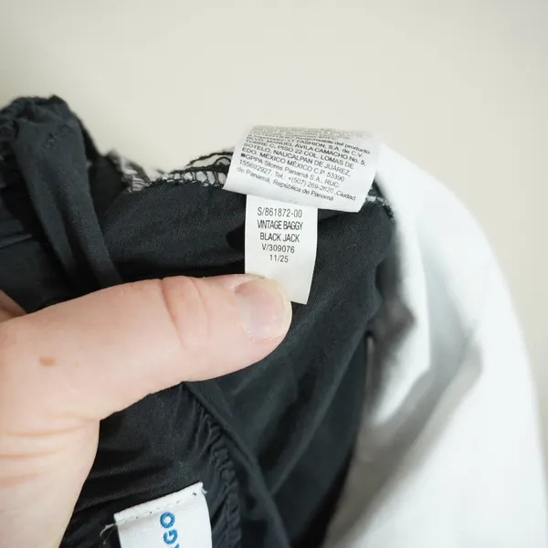 Old Navy Women's Medium Black Baggy Cargo Pants Cotton Nylon Utility Trousers - Image 10