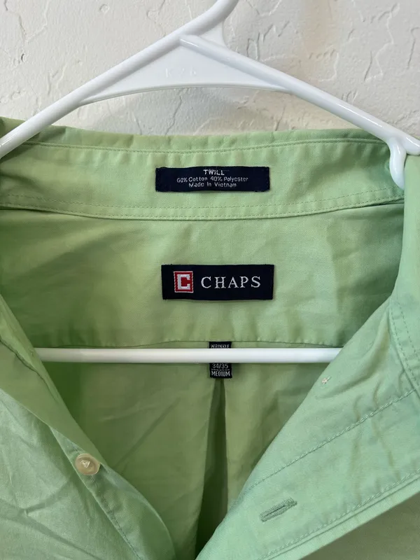 Chaps button up shirt size medium - Image 2