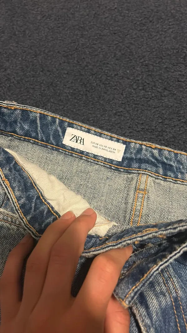 ZARA Asymmetrical Skirt Denim - Image 3
