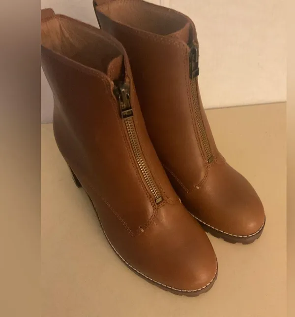 Madewell women leather heel The Alyce boots size 6.5 - Image 4