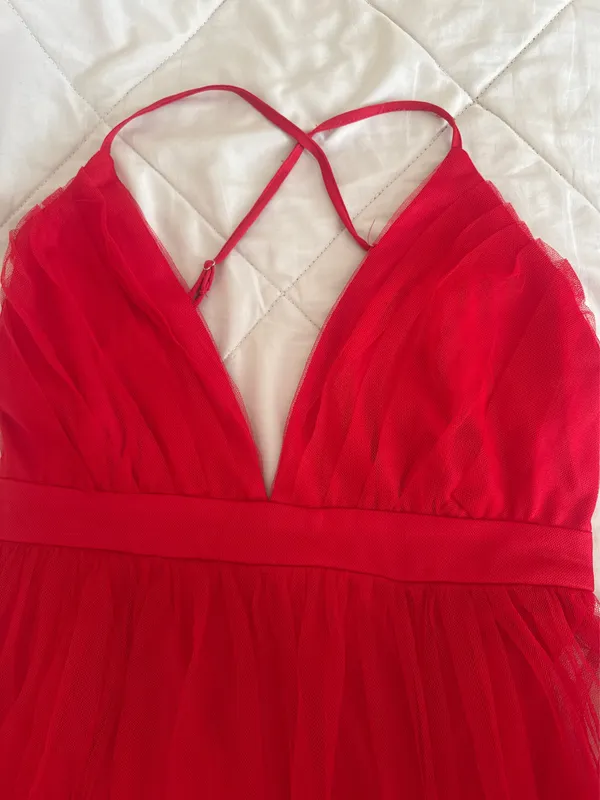 Red dress Size L - Image 2