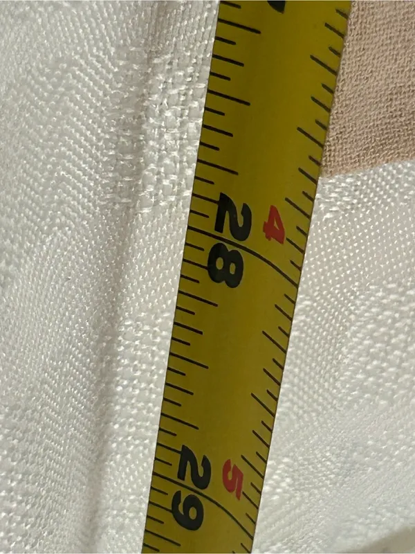 Plus size Linen/Cotton high elastic waist wide leg beige pants W/pockets 18/20 - Image 8