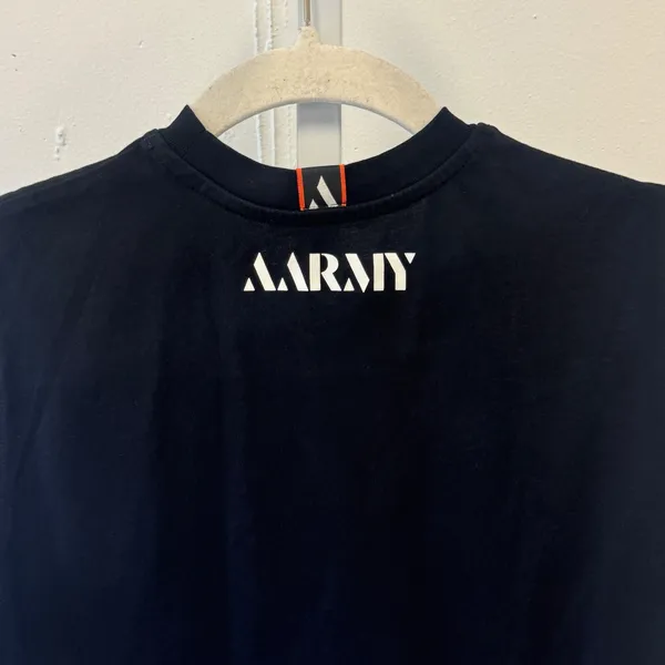 AARMY Black White Colorblock Sleeveless Crop Top Small Running Athleisure Gym‎ - Image 5