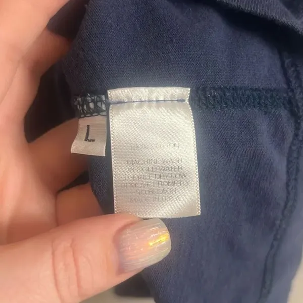 ✨Alexander Yamaguchi Short Sleeve Navy Crewneck Sz Large Tee✨ - Image 5