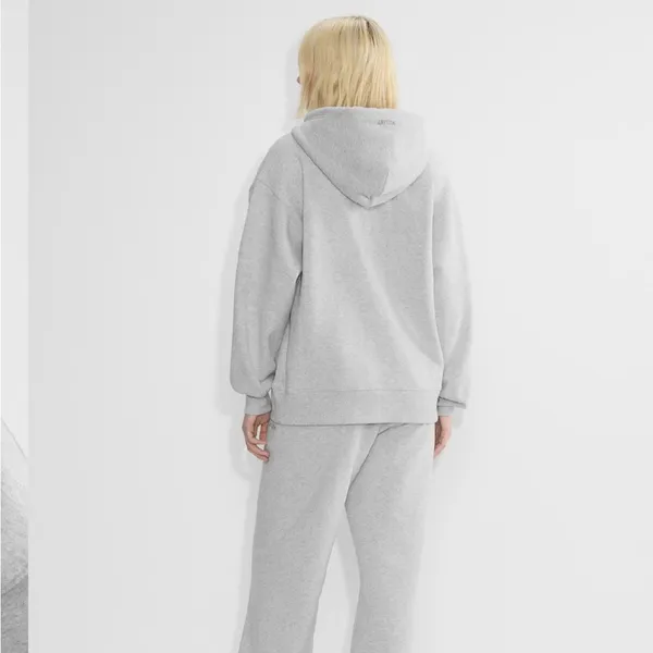Aritzia TNA Sweatfleece Cozy Fleece Boyfriend Fit Top Zip Up Sweatshirt - Image 11